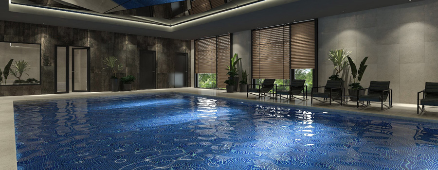 Éclairage LED subaquatique pour une ambiance relaxante dans l'espace piscine et spa. Éclairage piscine pour une ambiance lumineuse et sécurisée